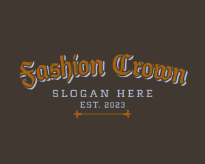 Fashion Gothic Business logo design