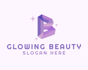 Shiny Gem Letter B Logo