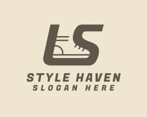 Shoe - Shoe Monogram Letter LS logo design
