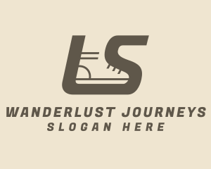 Shoe Cleaning - Shoe Monogram Letter LS logo design