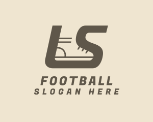 Footwear - Shoe Monogram Letter LS logo design