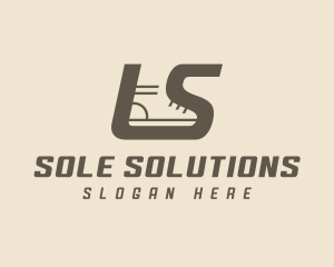 Sole - Shoe Sneakers Letter LS logo design