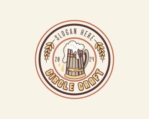 Pint Beer Pub logo design