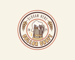 Pint Beer Pub logo design