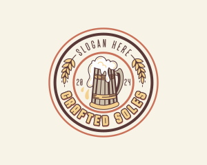 Pint Beer Pub logo design