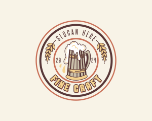 Pint Beer Pub logo design