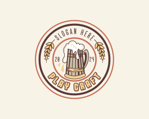 Pint Beer Pub logo design