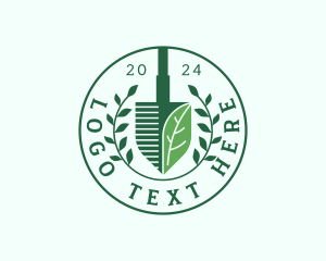 Yard - Shovel Leaf Landscaping logo design
