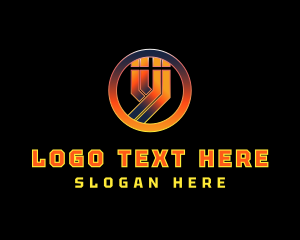 Metal - Metallic Automotive Letter Y logo design