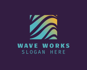 Modern Wave Company logo design