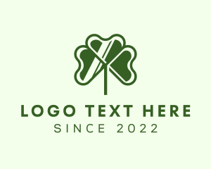 Grass - House Clover Leaf Yard logo design