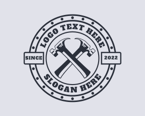 Rustic - Hammer Industrial Repair logo design