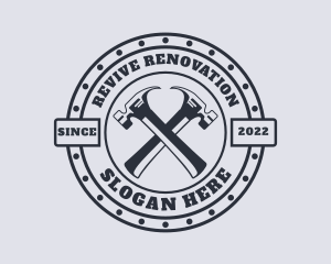 Renovation - Renovation Hardware Badge logo design