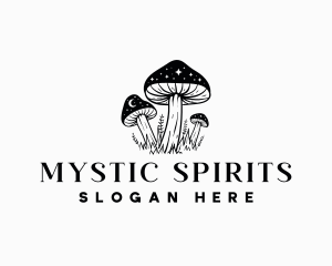 Magical Mushroom Stars logo design