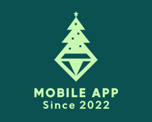 Christmas Tree - Christmas Tree Diamond logo design