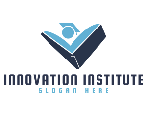 Institute - Academic Learning Institute logo design