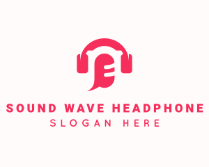 Headphone - Microphone Headphone Streaming logo design