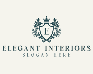 Royal Decorative Shield logo design