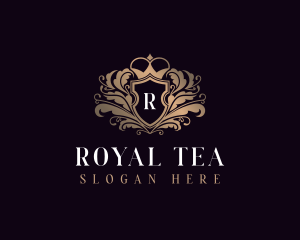 Royal Wreath Shield logo design