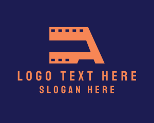 Talent Scout - Letter A Film logo design