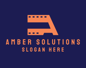 Letter A Film  logo design