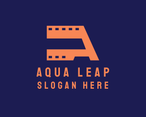 Letter A Film  logo design