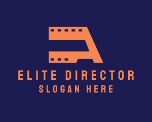 Director - Letter A Film logo design