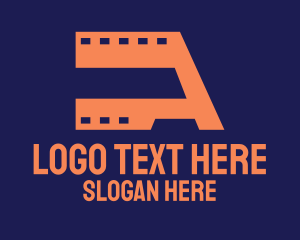 Director - Letter A Film logo design