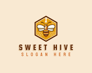 Bee Hive Honey logo design