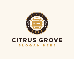 Beer Brewery Letter GC logo design