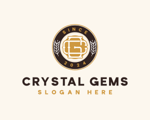 Beer Brewery Letter GC logo design