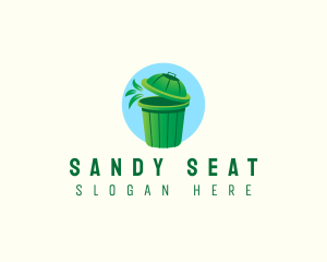 Trash Garbage Bin Logo