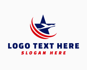 Travel Agency - Star Airplane Aviation logo design