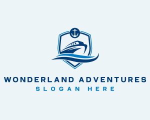 Travel Cruise Boat logo design