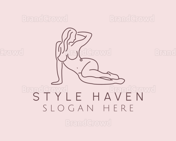 Nude Female Model Logo