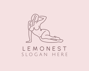 Nude Female Model  Logo