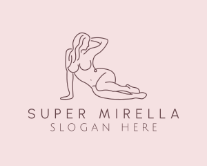 Nude Female Model  Logo