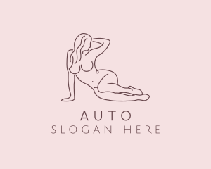 Nude Female Model  Logo