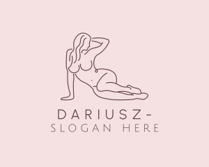 Nude Female Model  Logo