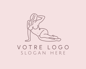 Nude - Nude Female Model logo design