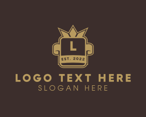 Coronation - Luxury Crown Letter logo design