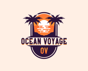 Ocean Beach Getaway logo design