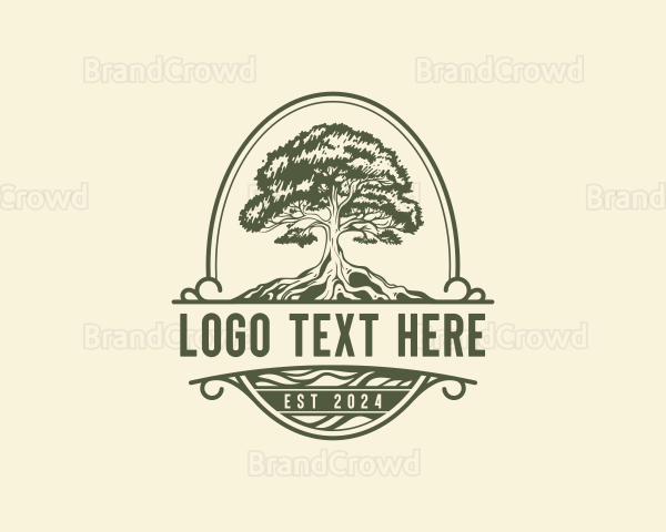 Tree Arborist Horticulture Logo