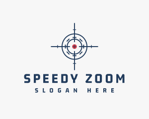 Zoom - Target Mark Crosshair logo design