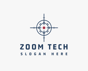 Zoom - Target Mark Crosshair logo design