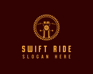 Motorcycle Motorbike Ride logo design