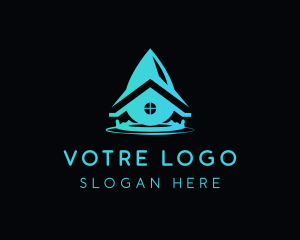 Supply - Water House Droplet logo design