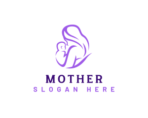 Mother Baby Pediatrics logo design