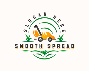 Lawn Mower Gardening Logo