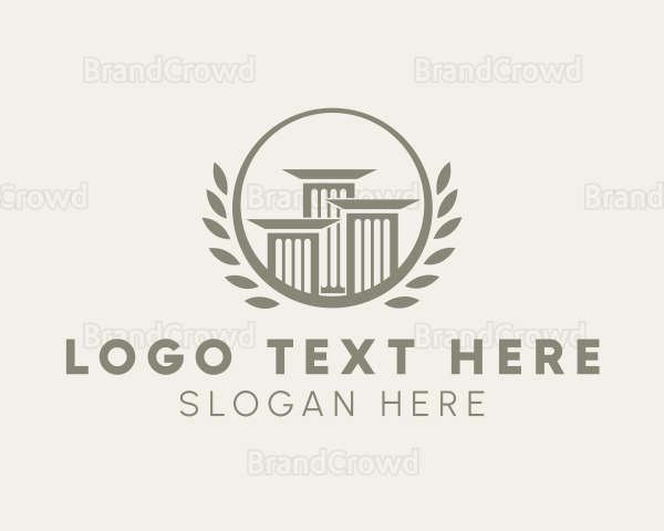 Law Column Laurel Logo